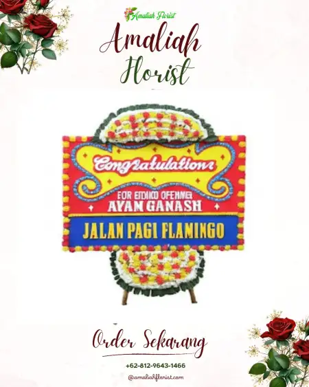 Sewa Papan Bunga Tegak